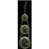 Image 2 : 1910 Barber Coinage Watch Fob With Pop-Out Heads. This 