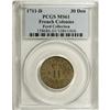Image 3 : 1711-D 30DEN French Colonies 30 Deniers MS61 PCGS. Bre 