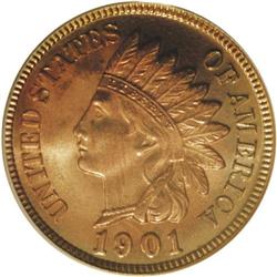 1901 1C PR67 Red and Brown PCGS. This multicolored Sup 