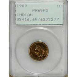 1909 1C PR65 Red PCGS. A splendidly mirrored Gem that 