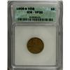 Image 1 : 1909-S VDB 1C VF20 ICG. Moderately worn with medium-br 