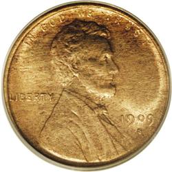 1909-S VDB 1C MS64 Red and Brown PCGS. Highly lustrous 