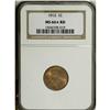 Image 1 : 1912 1C MS66 S Red NGC. Vivid copper-orange with a sp 