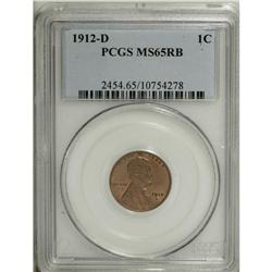 1912-D 1C MS65 Red and Brown PCGS. The slightly mellow 