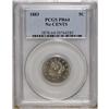 1883 5C No Cents PR64 PCGS. Apricot, sky-blue, and cha 