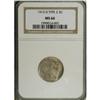 Image 3 : 1913-D 5C Type Two MS66 NGC. A lustrous silver-gold Pr 