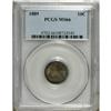 Image 1 : 1889 10C MS66 PCGS. Deep blue and mellow violet-orange 