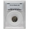 Image 1 : 1913 10C PR64 Cameo PCGS. Pretty blue patina graces th 