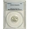 Image 1 : 1935-D 10C MS66 Full Bands PCGS. Boldly impressed and 