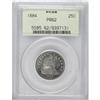 Image 1 : 1884 25C PR62 PCGS. Freckled golden-brown, slate-gray, 