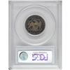 Image 2 : 1885 25C PR65 PCGS. Electric blue peripheral toning fa 