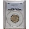 Image 1 : 1897 25C MS64 PCGS. Highly lustrous with rich peach, o 