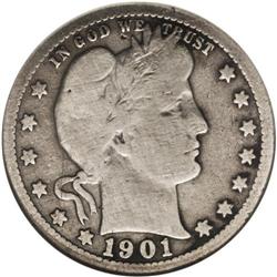 1901-S 25C --Repaired--ANACS. VG8 Details. It appears t 