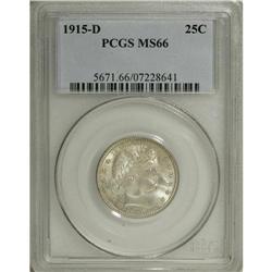 1915-D 25C MS66 PCGS. This is an exceptionally attract 