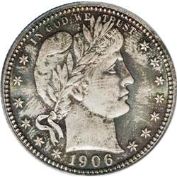 1906 25C PR66 PCGS. Boldly struck design elements, spl 