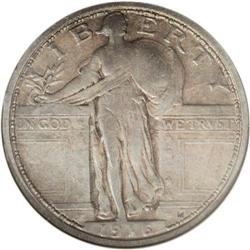 1916 25C --Corroded--ANACS. VF20 Details. This key date 