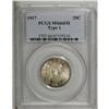 Image 1 : 1917 25C Type One MS66 Full Head PCGS. Freckles of rus 