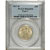 Image 1 : 1917-D 25C Type One MS64 Full Head PCGS. A boldly stru 