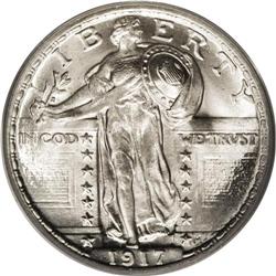 1917 25C Type Two MS66 Full Head PCGS. The outstanding 