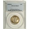 Image 1 : 1918-D 25C MS65 PCGS. The silver-gray centers merge in 