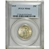 Image 1 : 1919 25C MS66 PCGS. Pale blue and gold patina graces t 