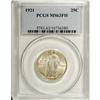 Image 1 : 1921 25C MS63 Full Head PCGS. A powerful strike transc 