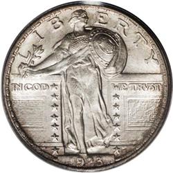 1923 25C MS65 Full Head PCGS. A well struck Gem with u 