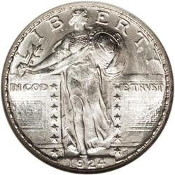 1924-S 25C MS65 Full Head NGC. A nearly brilliant Gem 