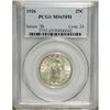 Image 3 : 1926 25C MS65 Full Head PCGS. Understated, pleasing lu 