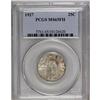 Image 1 : 1927 25C MS65 Full Head PCGS. Olive and dark red patin 