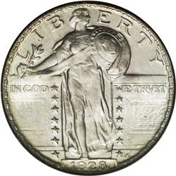 1928 25C MS67 Full Head NGC. A well struck and lustrou 