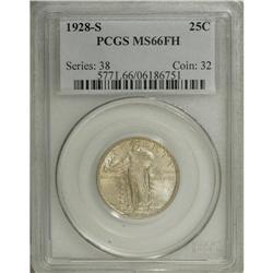 1928-S 25C MS66 Full Head PCGS. Suitably struck with p 