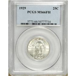 1929 25C MS66 Full Head PCGS. Highly lustrous surfaces 
