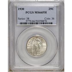 1930 25C MS66 Full Head PCGS. Softly lustrous with fra 