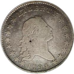 1794 50C Fine 12 PCGS. O-102, High R.6. The majority o 