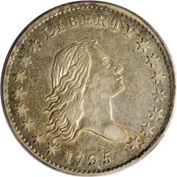 1795 50C 2 Leaves XF40 PCGS. O-130, R.5. This is an ex 