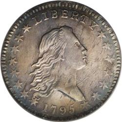 1795 50C 2 Leaves--Reverse Scratched, Improperly Clean 