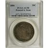 Image 3 : 1806 50C Pointed 6, Stem AU58 PCGS. O-115, R.1. A crac 