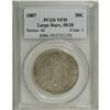 Image 1 : 1807 50C Capped Bust, Large Stars, 50 Over 20 VF35 PCG 