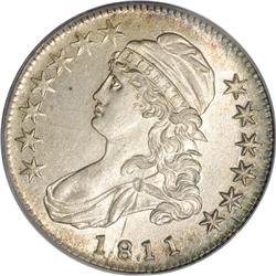 1811/10 50C MS62 PCGS. O-101, R.1. The 1811/10 overdat 