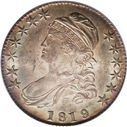 1819/8 50C Large 9 MS65 PCGS. O-104, R.1. Star 2 is dr 