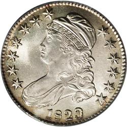 1823 50C Patched 3 MS64 PCGS. O-101a, R.1. Attractive 