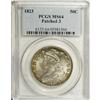 Image 3 : 1823 50C Patched 3 MS64 PCGS. O-101a, R.1. Attractive 