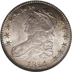 1824/1 50C MS63 NGC. O-101, R.2. 