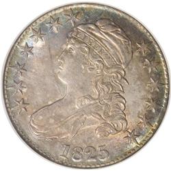 1825 50C MS63 NGC. O-114, R.1. This die combination ra 