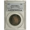 Image 3 : 1827 50C Square Base 2 MS64 PCGS. O-107, R.3. Ex: Frie 