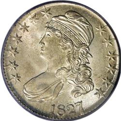 1827/6 50C MS64 PCGS. O-103, R.4. There are three diff 