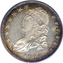 1829 50C MS65 PCGS. O-111, R.2. The right side of the 