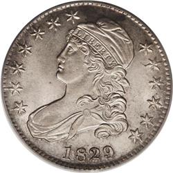 1829/7 50C MS63 PCGS. O-102, R.2. Technically this var 