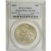 Image 1 : 1834 50C Large Date, Small Letters MS63 PCGS. O-106, R 